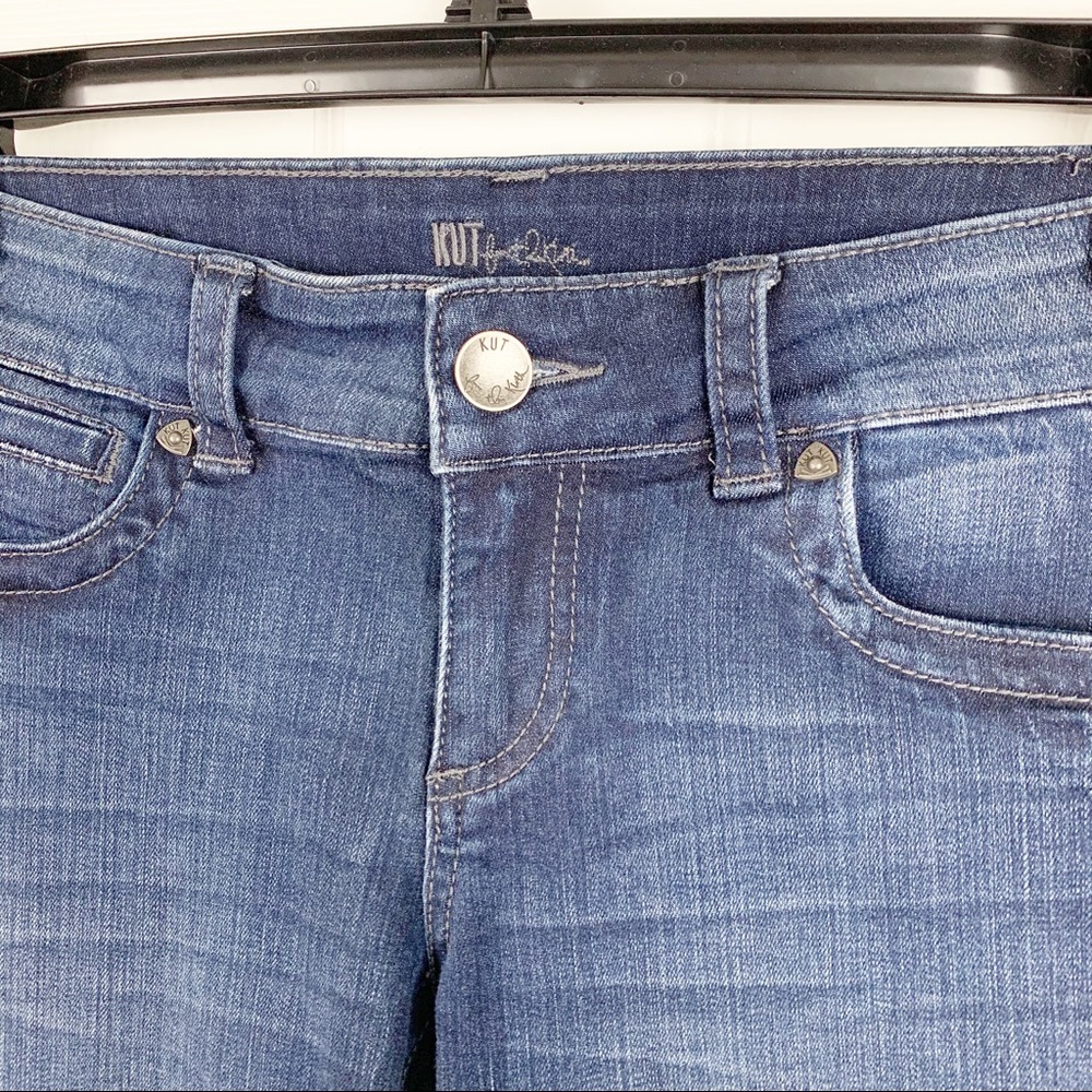 Kut from the Kloth Cropped Capri Denim Jeans - Picture 3 of 8